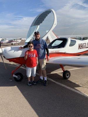 General aviation is very family oriented, and perfect for teaching kids about science, technology, engineering, and math!