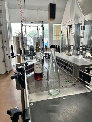 Bottling area