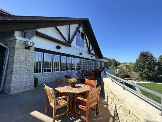 Timbers restaurant patio