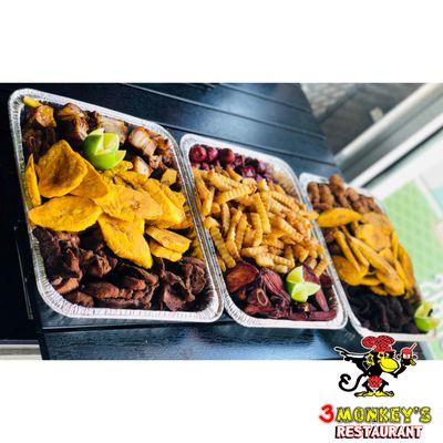 Picadas de Carne fritas acompañadas de tostones y papas fritas! 
 Hungry? Get 10% Off 1st Online Delivery or Pickup Order