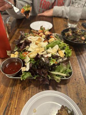 Salad with Vinaigrette Dressing