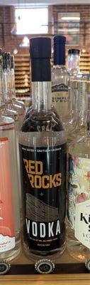 They just got in the new Red Rocks Vodka. It's so incredibly smooth and slightly sweet. My new favorite!