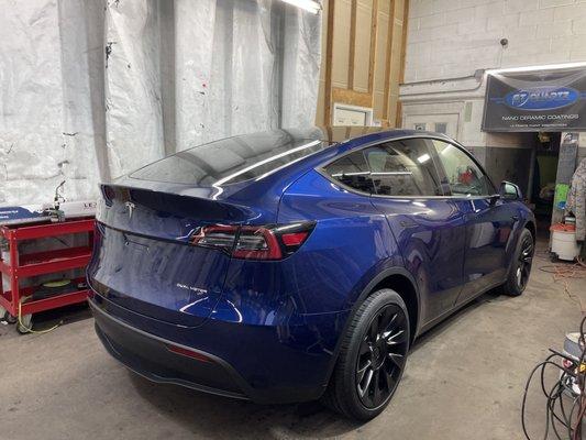 23 Tesla m del Y came in for 3 year Nano Ceramic coating (warranty and add to the car fax)