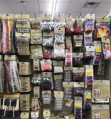 Lots of craft materials!