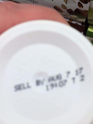 Today is August 22. This Publix is selling yogurt that expired on August 7.