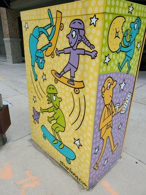 Electrical Box art on the main street