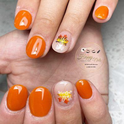 Acrylic set with fall design