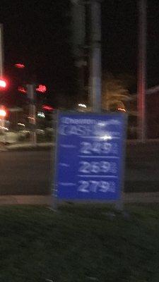 12/11/2016 @4:30 am.. a bit blurry.. but you can still make out the numbers :P