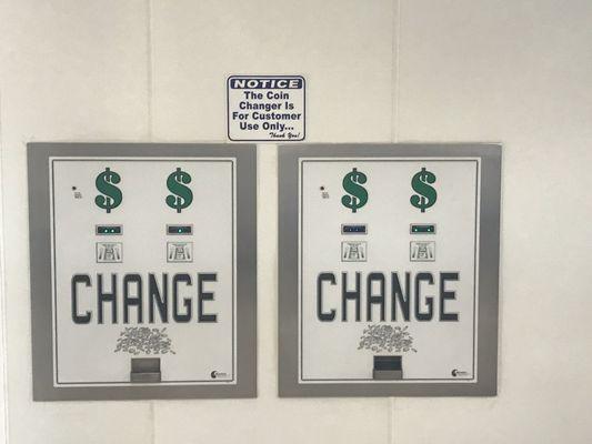 New change machines!!