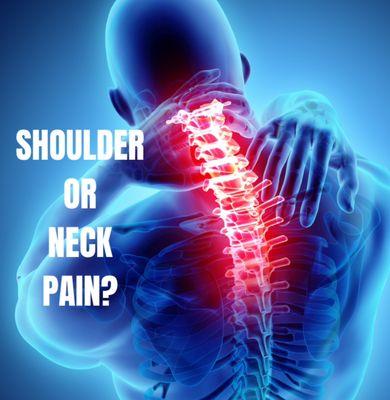 Do you have a stiff neck pain or Shoulder Let us fix it for You!