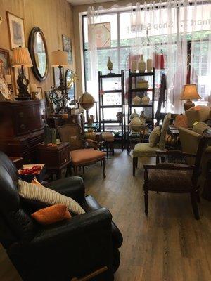 Lots of high end furniture and decorative pieces.