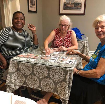 card sharks in our secondary dining room