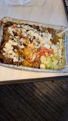 Very tasty beef shwarma plate... super tasty!