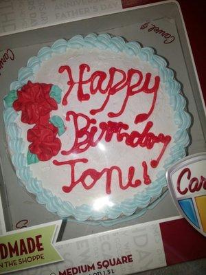 Supposed to say John!!