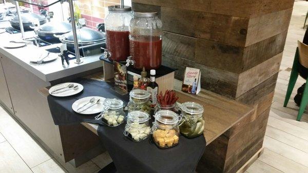 Great Bloody Mary Bar