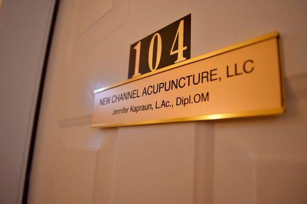 For acupuncture relief and relaxation step into Suite 104!