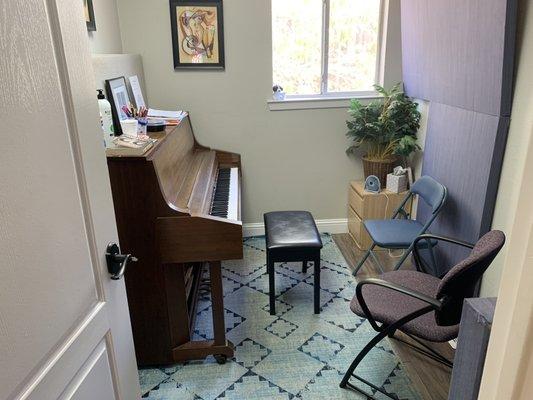 Piano teaching room