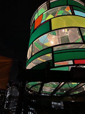 Rooftop Glass Watertower