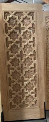 Carved mahogany entry door
Available in 30",32",36",42"x80"