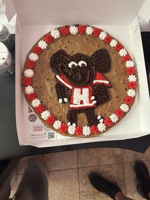 Cookie cake I received