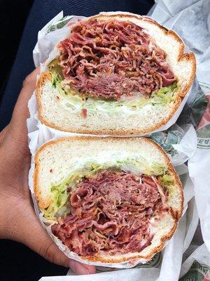 Togo's pastrami sandwich