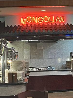 No one was able to work the Mongolian grill