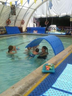 London bridges . My 1yr old nephew in the baby swim class. He LOVES it!