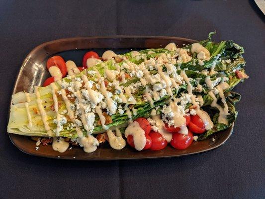 Grilled romaine wedge