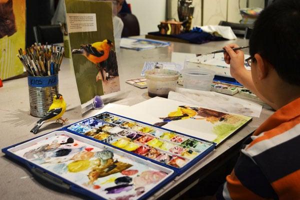 Youth art classes at The Art Spot