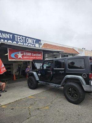 Danny's smog check is reliable and professional. Been coming here for years.