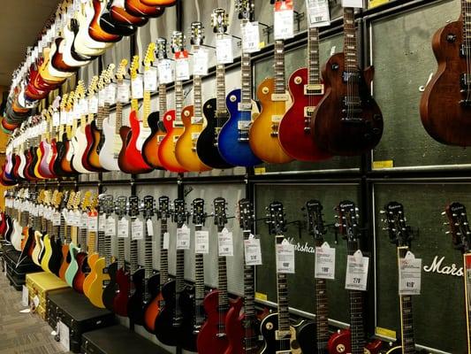 Nice selection of electric guitars