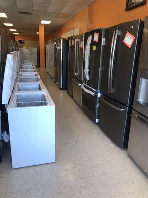 Refrigerators and chest freezers