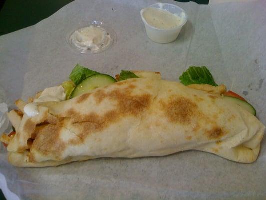 The most amazing chicken gyro on Earth.