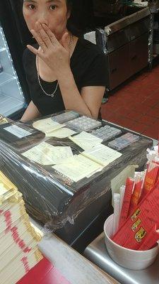 Cleanliness is so important here that they wrapped the cash register!