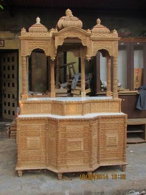 Teak Temple (pre) - we stained and finished with a semi gloss