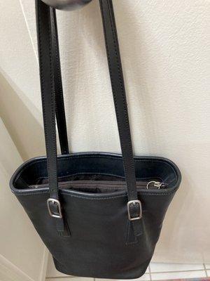 My Coach Black Leather Bucket Bag. Items last forever. 02/19/23