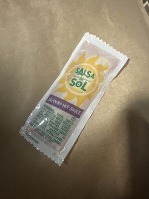 This is the BOMB sauce that they used to give with the food! Luckily I had some extra from the last time I went. The new sauce SUCKS. :(