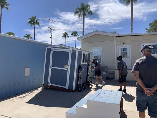 Moving our shed