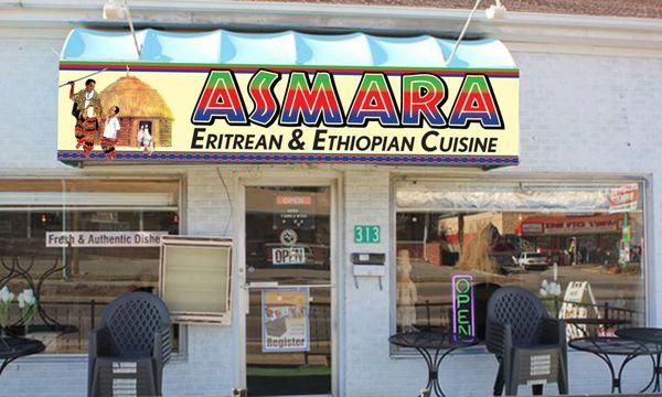 Asmara's new awning banner design!