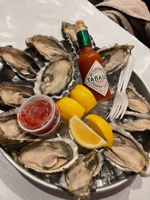 2/24/23 - a dozen oysters and look how fat they are!!