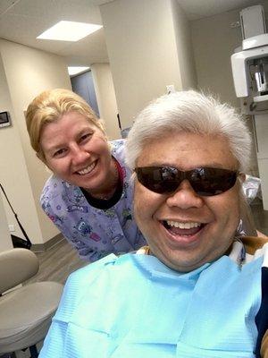 Jennifer, my favorite Dental Hygienists