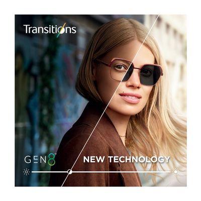 Transitions 8 available now at Ukiah Optical!