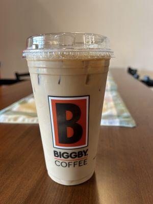 large iced latte - good flavor