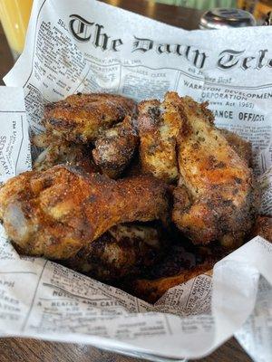 Dry rub wings