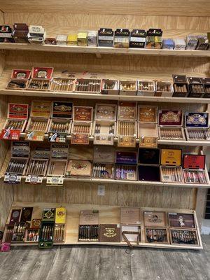 Many choices, of fine cigars. :-)