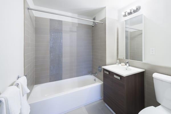 Bathroom in all rental units