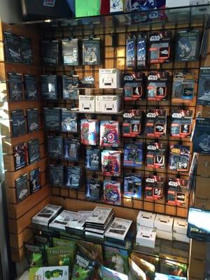 Wall of metal model kits