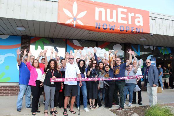 nuEra DeKalb grand opening Jim McMahon