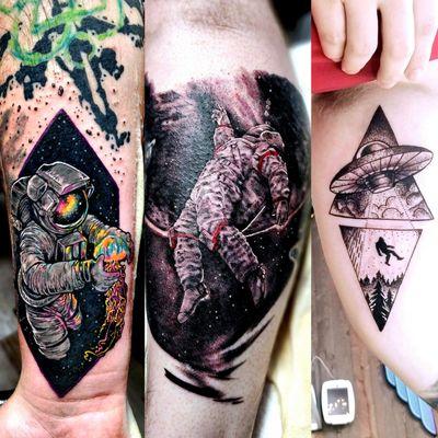 Astronaut tattoos