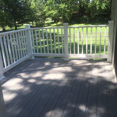 Beautiful engineered fiber deck